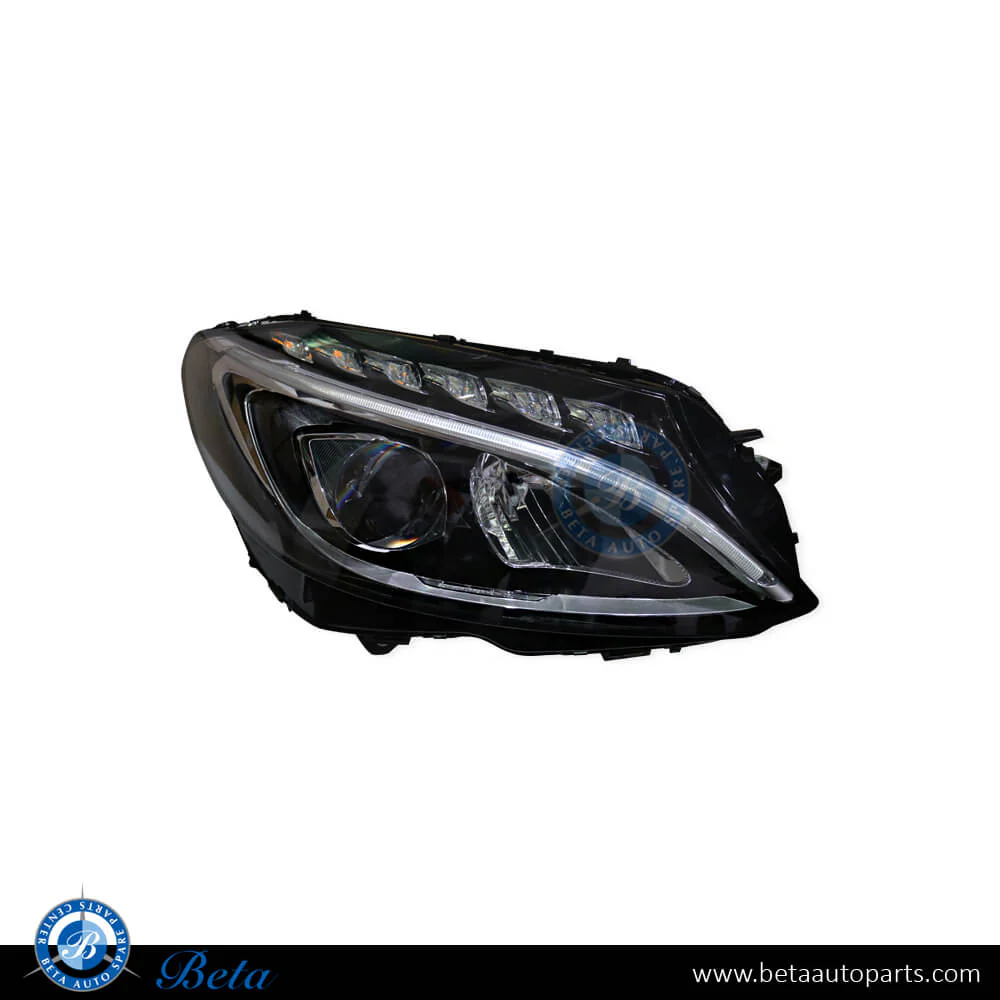 Mercedes C-Class W205 (2015-2018), Headlamp Static LED (Right), China, 2059067403 / 2058203661