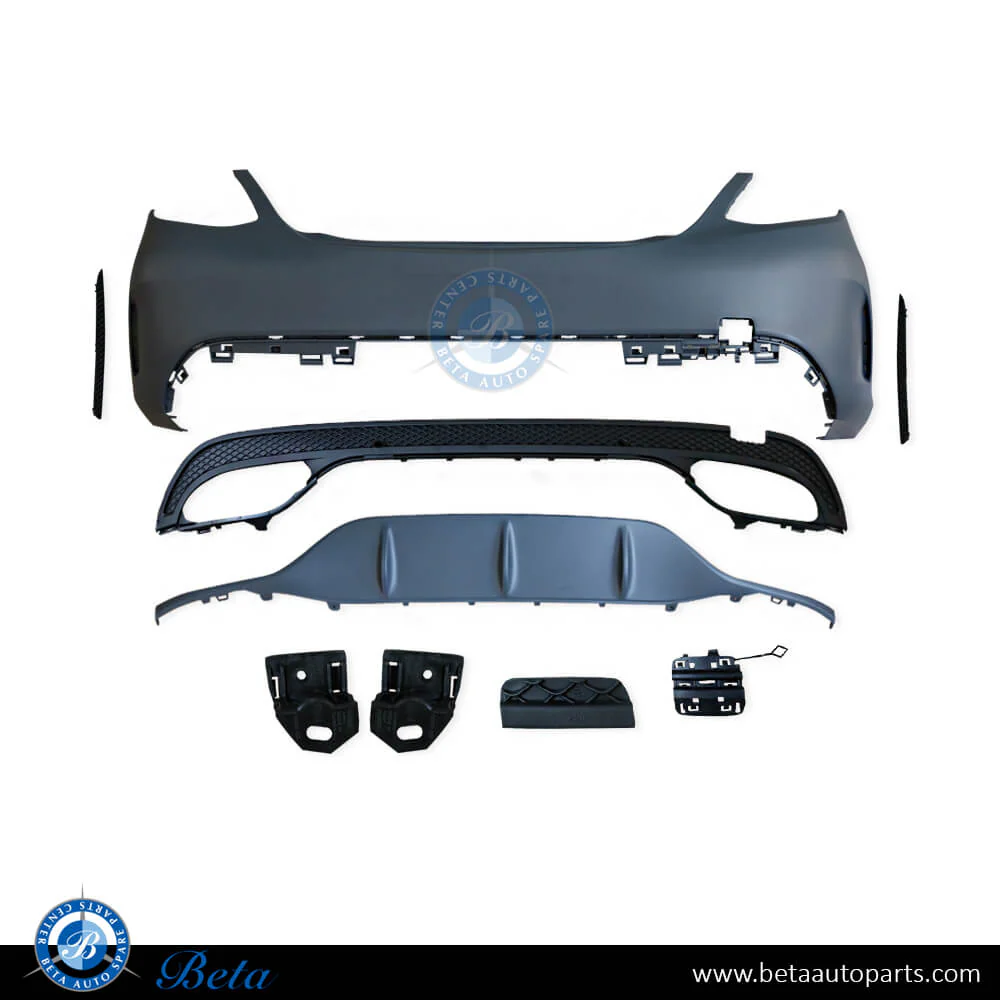 Mercedes C-Class W205 (2015-2018), Rear Bumper Normal AMG without PDC, Taiwan, 2058855938