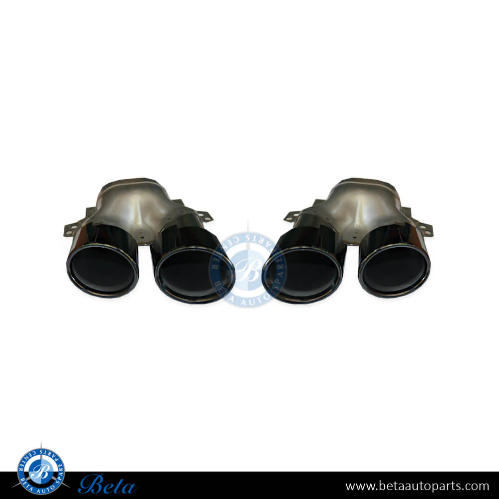 Mercedes C-Class W205 (2015-2021), Exhaust Tips AMG C43 (Black), China, 1724902100 / 1724902200