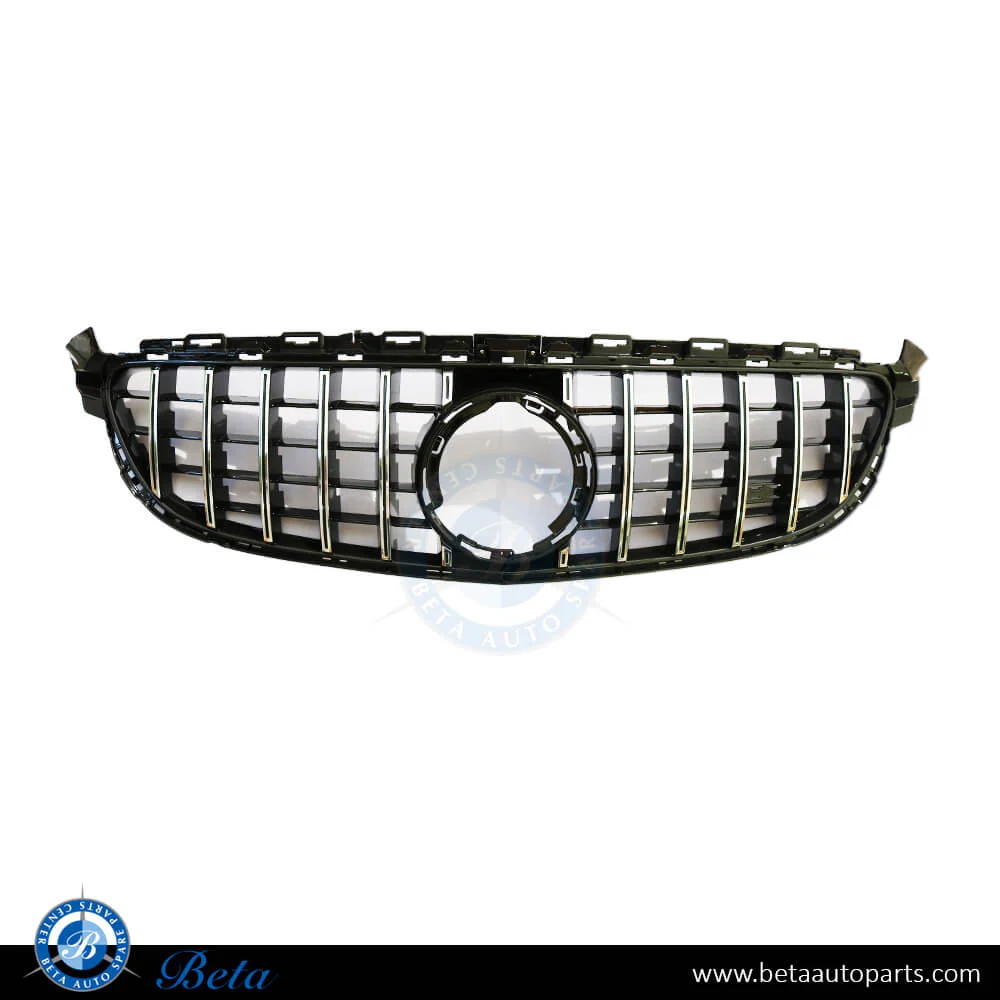 Mercedes C-Class W205 (2019-2021), Radiator Grille Gt C63 OE Size (Black and Chrome), China, 2058881300