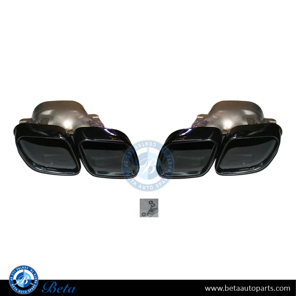 Mercedes C-Class W206 (2022-Up), Exhaust Tips AMG C63 (Black), China, 2064900702 / 2064900802