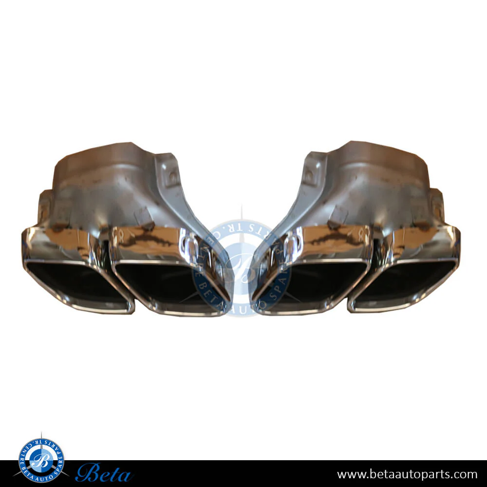 Mercedes C-Class W206 (2022-Up), Exhaust Tips AMG C63 (Silver), China, 2064900502 / 2064900602