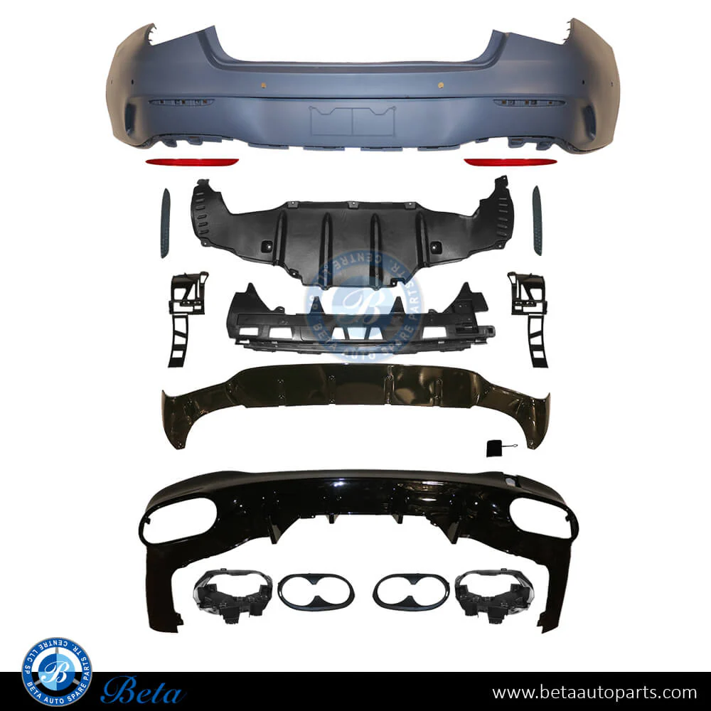 Mercedes CLA-Class C118 (2019-Up), Rear Bumper AMG CLA45 with Park Assist, China, 1188859601