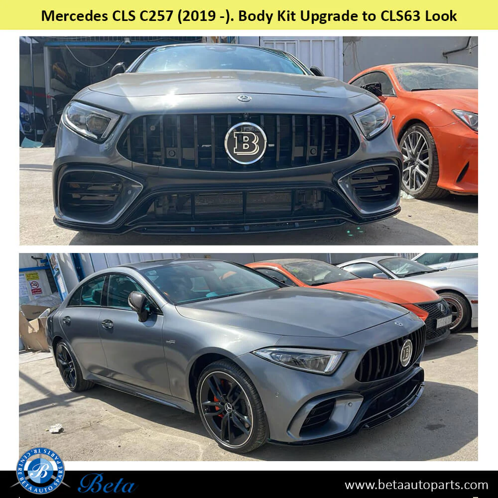 Mercedes CLS-Class C257 (2019-2023), Body Kit Upgrade To CLS63 Look Black, China, 2578851A00 - Image 2
