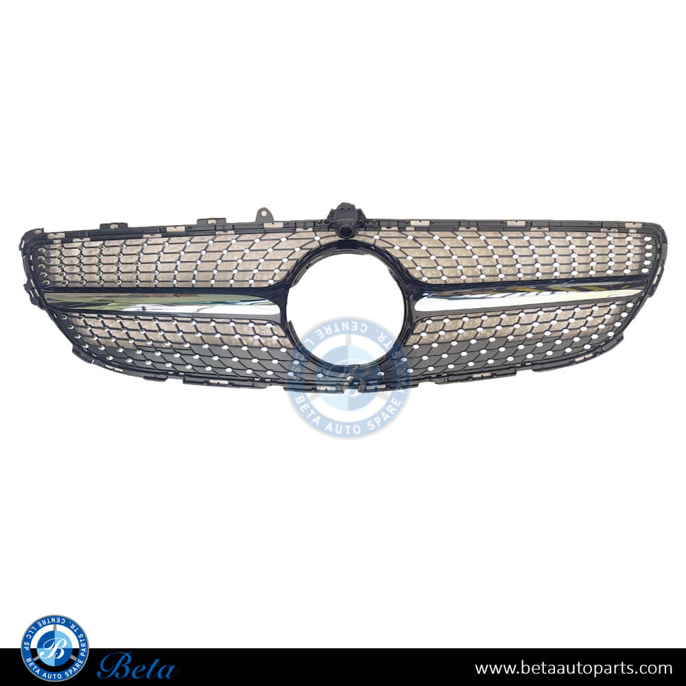 Mercedes CLS-Class W218 (2015-2018), Radiator Grille Diamond Look with Camera Hole without Logo, China, 2188850722