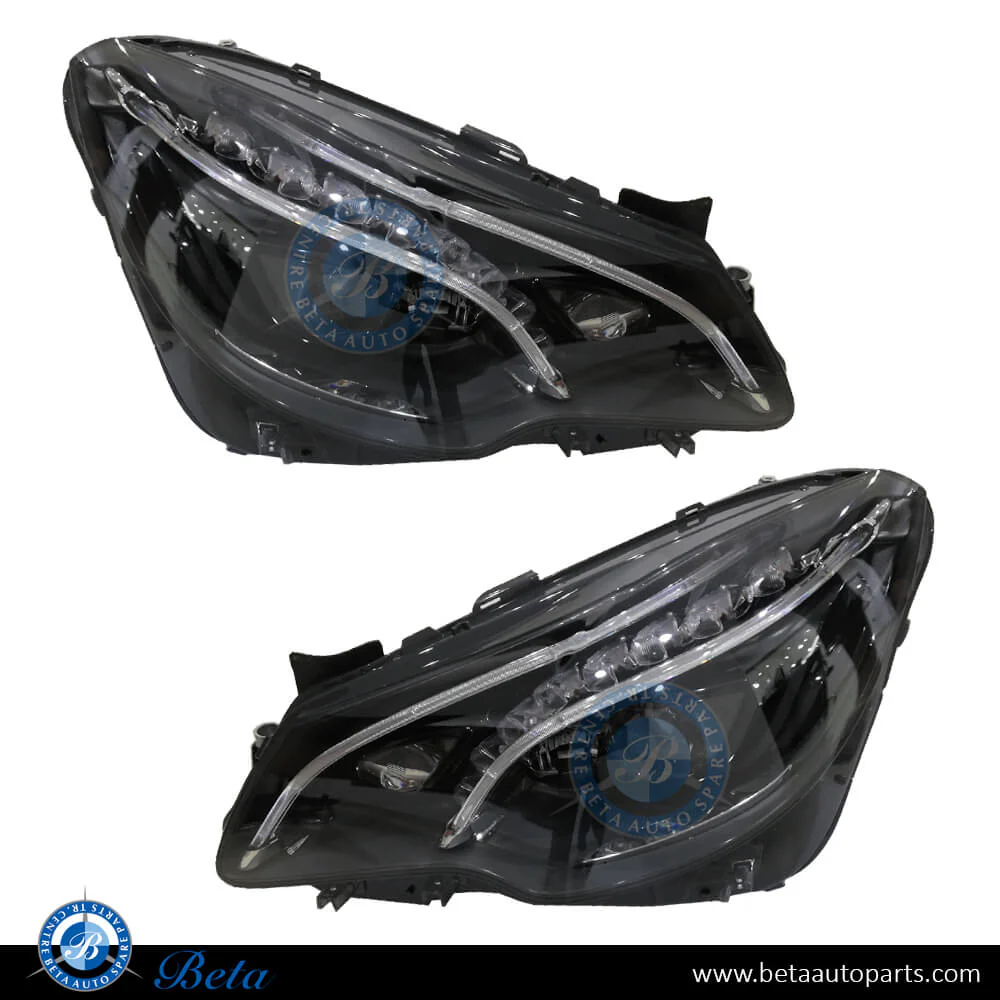 Mercedes E-Class Coupe C207 (2010-2016), Headlamp Upgrade from Xenon to 2014 Dynamic LED, China, 2078200539 / 2078200639