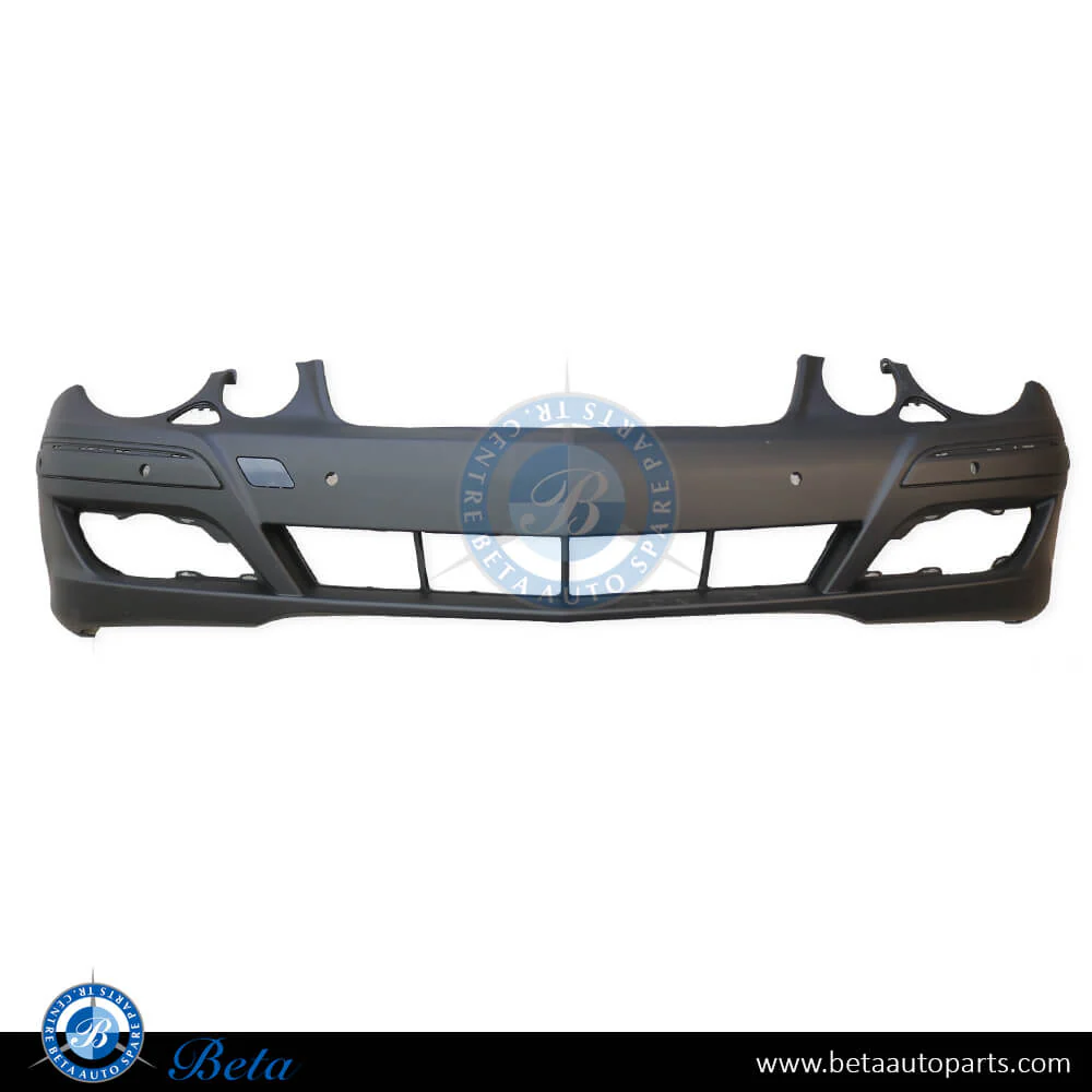 Mercedes E-Class W211 (2006-2009), Front Bumper Avantgarde/Elegance with PDC / Washer, Taiwan, 2118801840