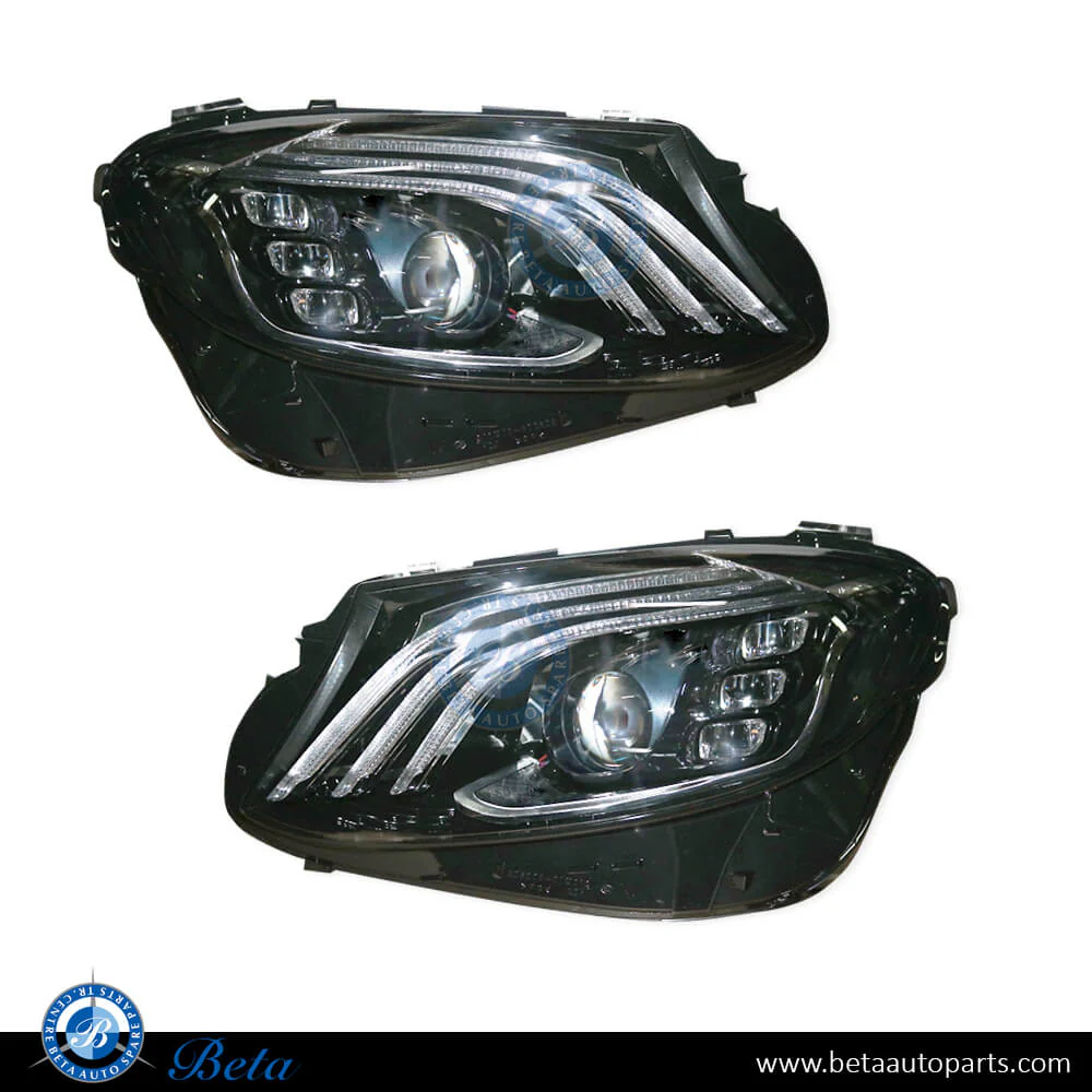 Mercedes E-Class W213 (2017-2020), Headlamps Upgrade From Normal/Static LED To W222 Headlamp Look, China, 2138202161 / 2138202261