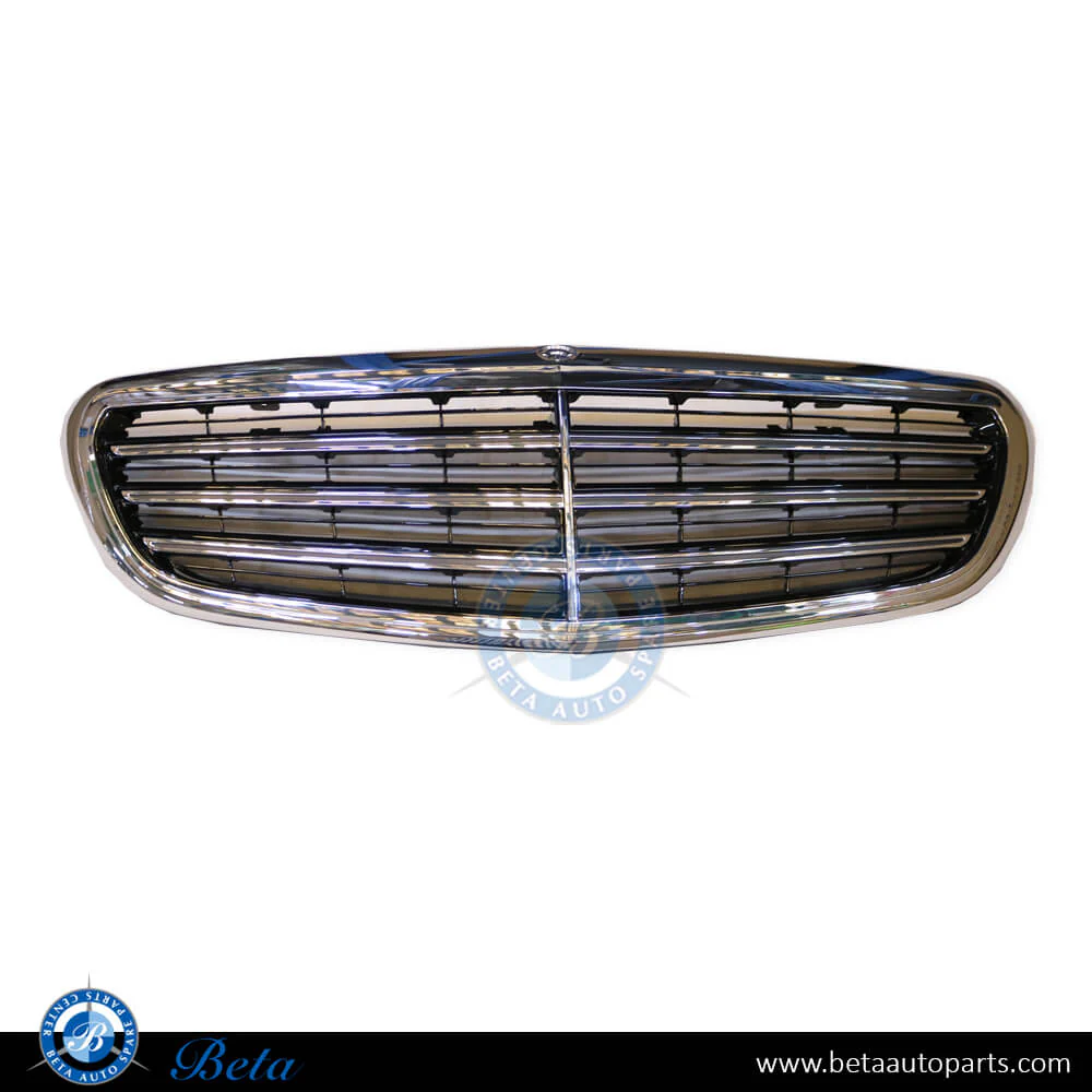 Mercedes E-Class W213 (2017-2020), Radiator Grille without Camera Hole (Basic Package), China, 2138800683 / 2138808702