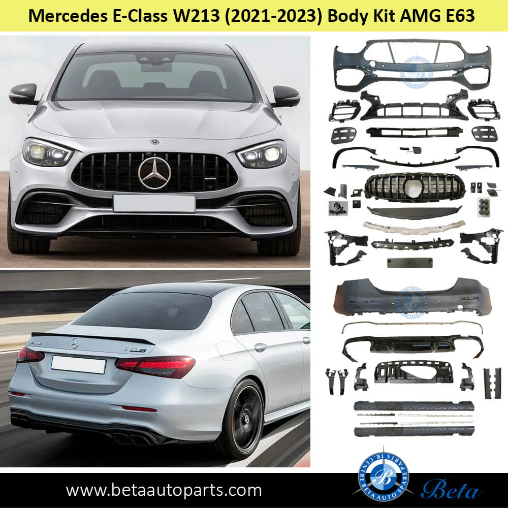Mercedes E-Class W213 (2021-2023), Body Kit AMG E63 (Silver), Taiwan - Image 2