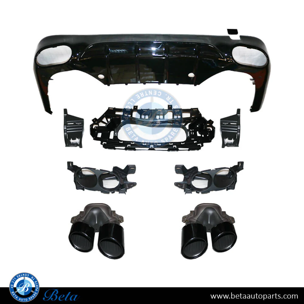 Mercedes E-Class W214 (2024-Up), Rear Diffuser AMG E53 with Exhaust Tips, China, 2148855303