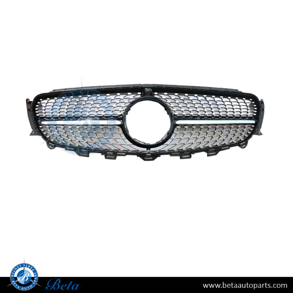 Mercedes E-Class W213 / C238 (2017-2020), Radiator Grille Diamond Look with Camera Hole, China, 2388881400
