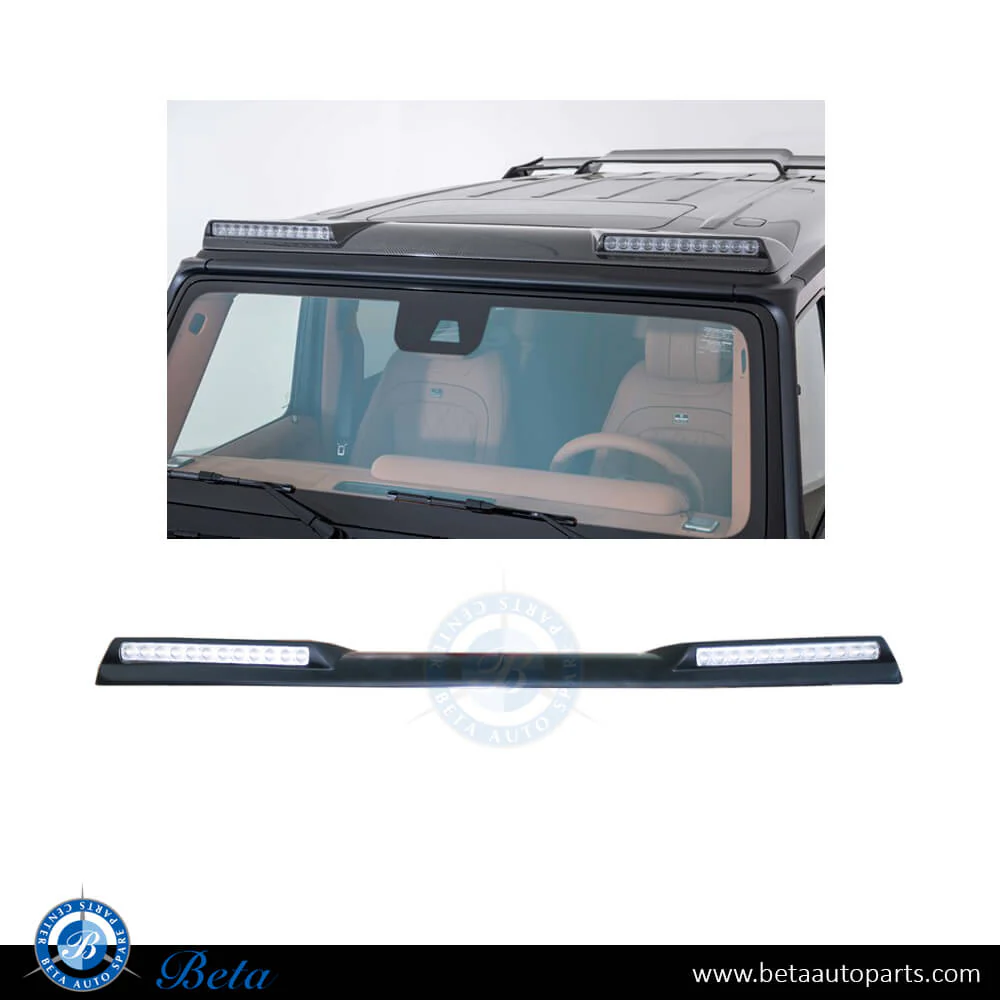 Mercedes G-Class W463 (1992-2017), Front Roof Spoiler Upgrade to 2018 BBS Look (Plastic), China, 4638801101