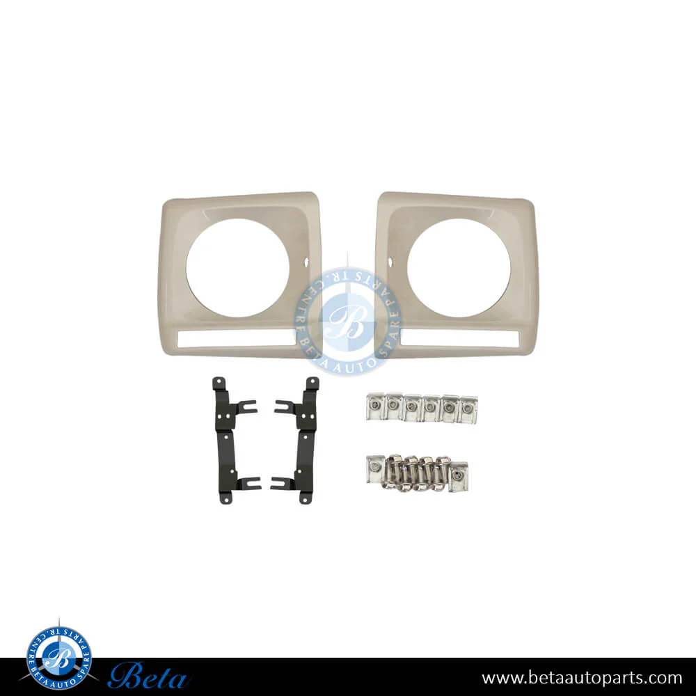 Mercedes G-Class W463 (1992-2017), Headlamp Frame AMG G63/G65 White, China, 4638840174 / 4638840274