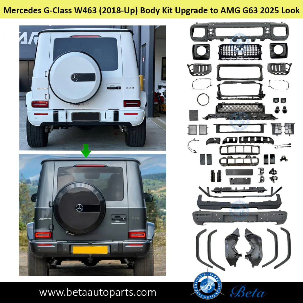 Mercedes G-Class W463 (2018-Up), Body Kit Upgrade to 2025 W465 AMG G63 Look, China - Image 3