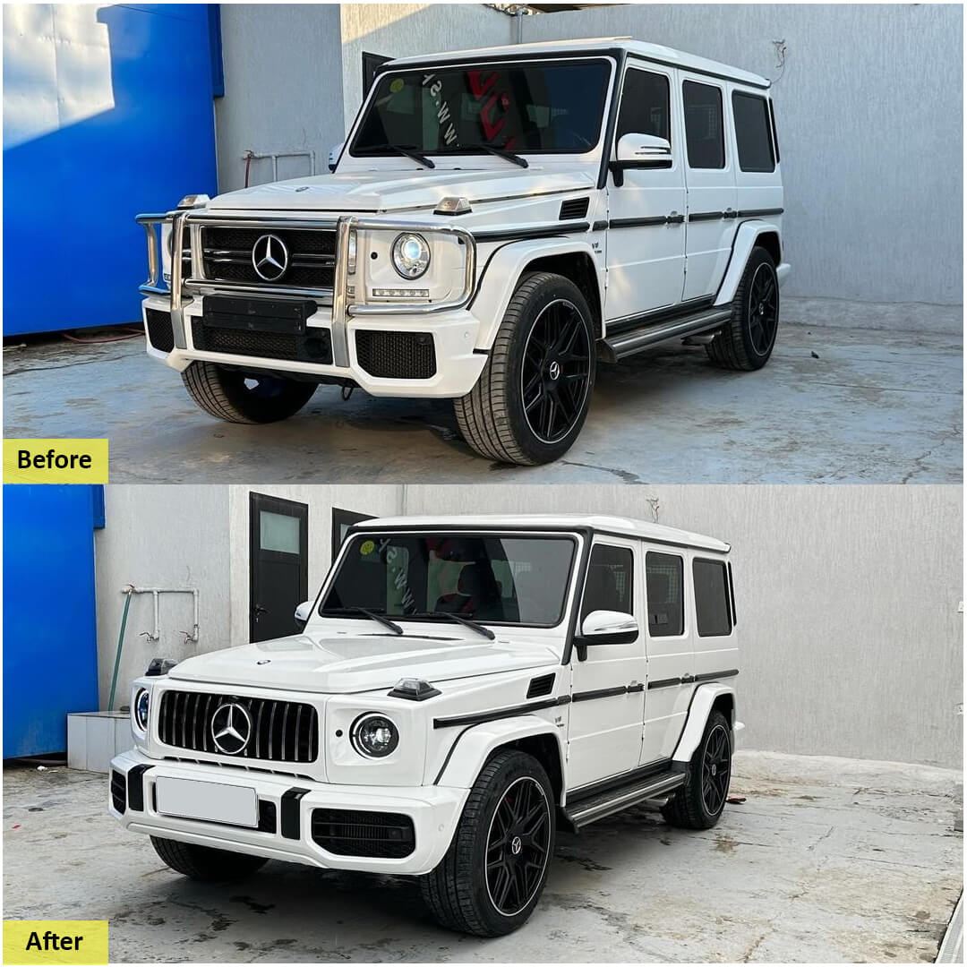 Mercedes G-Class W463 (2007-2017), Body Kit Conversion Upgrade to 2018 AMG G63 Look with Hood with Fenders, China, 4638853A25 - Image 2