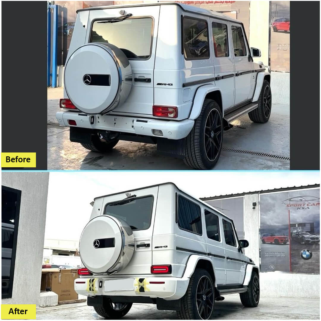 Mercedes G-Class W463 (2007-2017), Body Kit Conversion Upgrade to 2018 AMG G63 Look with Hood with Fenders, China, 4638853A25 - Image 3