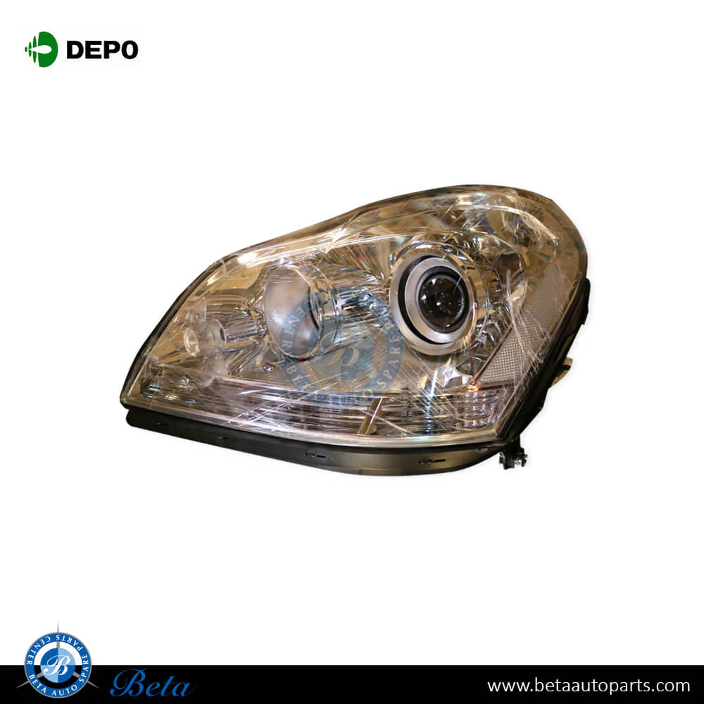 Mercedes GL-Class X164 (2006-2011), Headlamp Normal (Left), Depo, 1648200561
