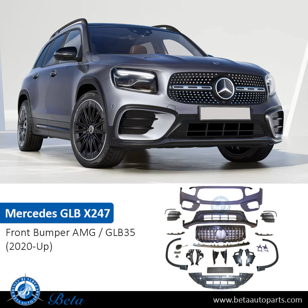 Mercedes GLB-Class X247 (2024-Up), Front Bumper Normal AMG/GLB35, China, 2478800609 - Image 2
