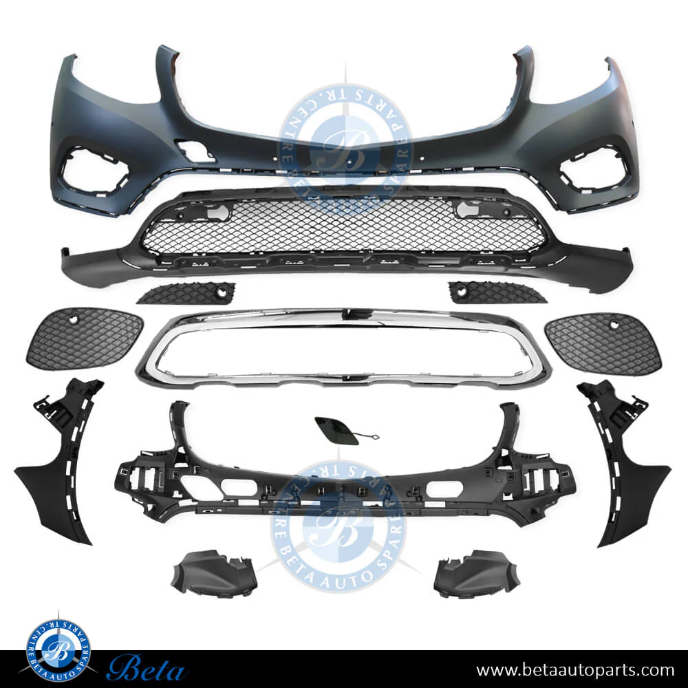 Mercedes GLC-Class W253 (2016-2019), Front Bumper Basic, China, 2538850001
