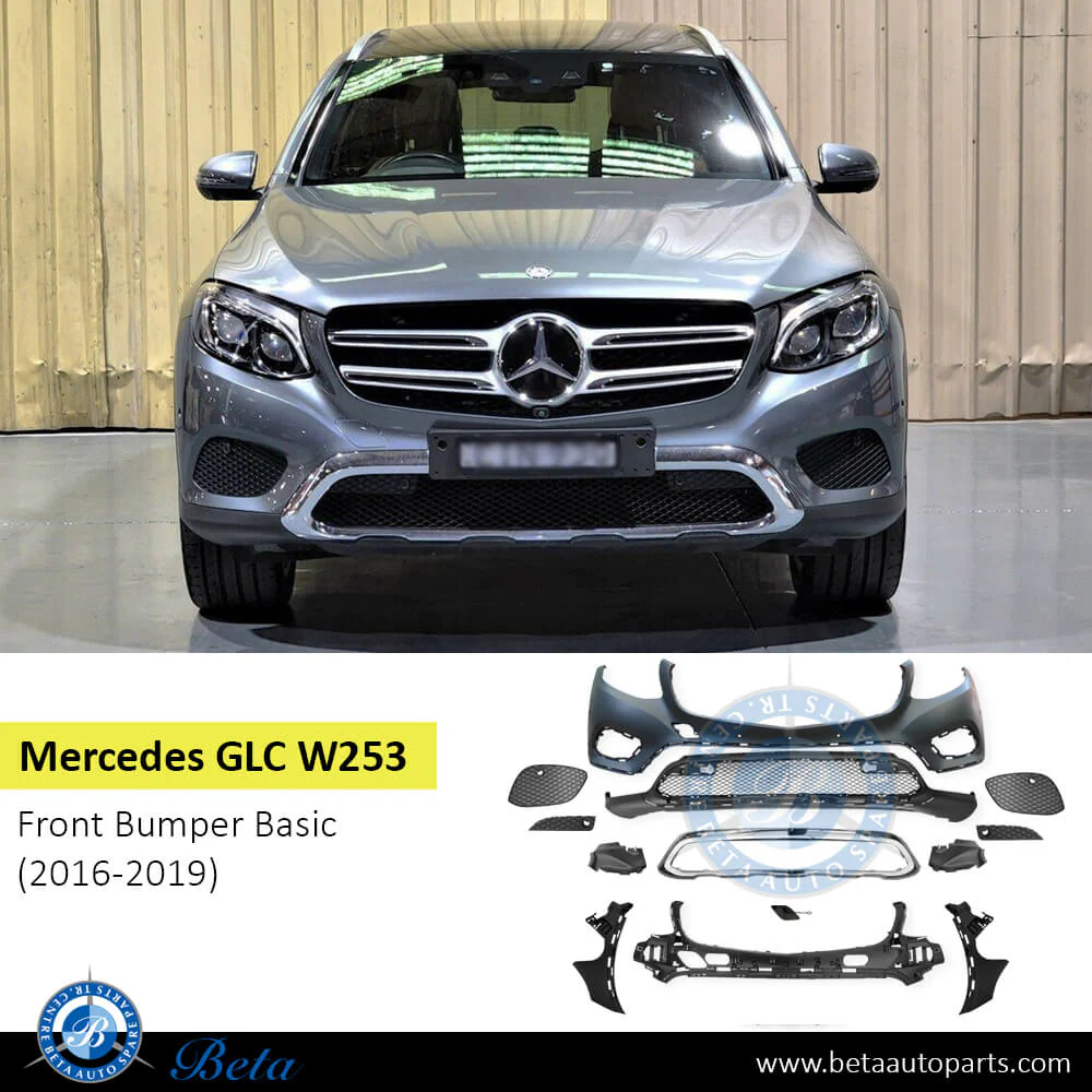 Mercedes GLC-Class W253 (2016-2019), Front Bumper Basic, China, 2538850001 - Image 2