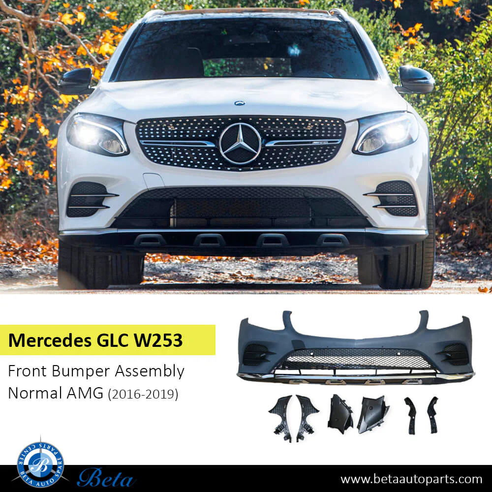 Mercedes GLC-Class W253 / C253 (2016-2019), Front Bumper Normal AMG, China, 2538851101 / 2538853000 - Image 2