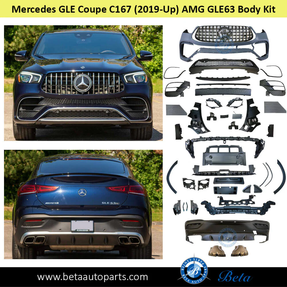 Mercedes GLE-Class Coupe C167 (2019-Up), Body Kit AMG Gle63, China - Image 2