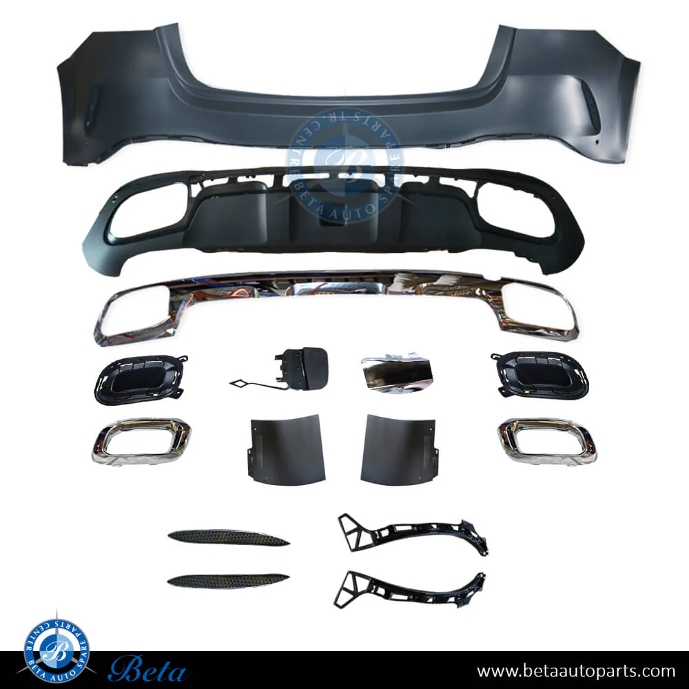 Mercedes GLE-Class W167 (2019-2023), Rear Bumper Normal AMG with Park Assist, China, 1678851203