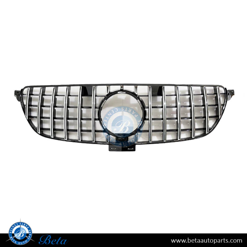 Mercedes GLE-Class Coupe C292 (2015-2018), Radiator Grille GT Look (Black and Chrome), China