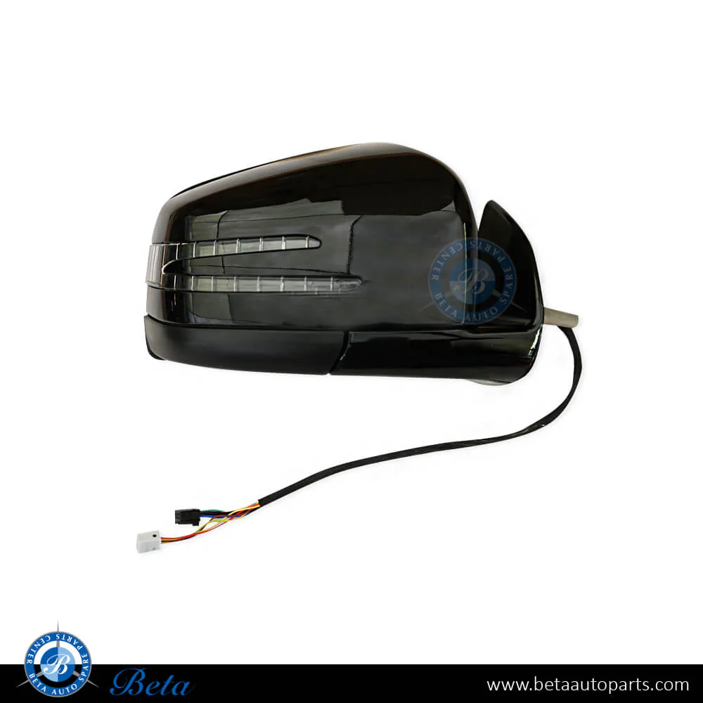 Mercedes ML-Class W164 (2009-2011), Side Mirror - Black (Right), China, 1648104693