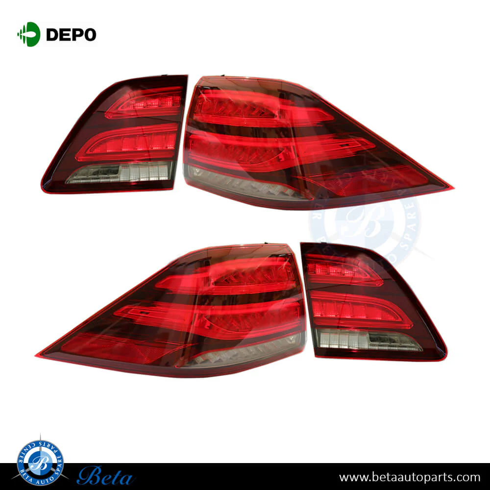Mercedes ML-Class W166 (2012-2014), Tail Lamp LED Upgrade To 2015 Look, Depo