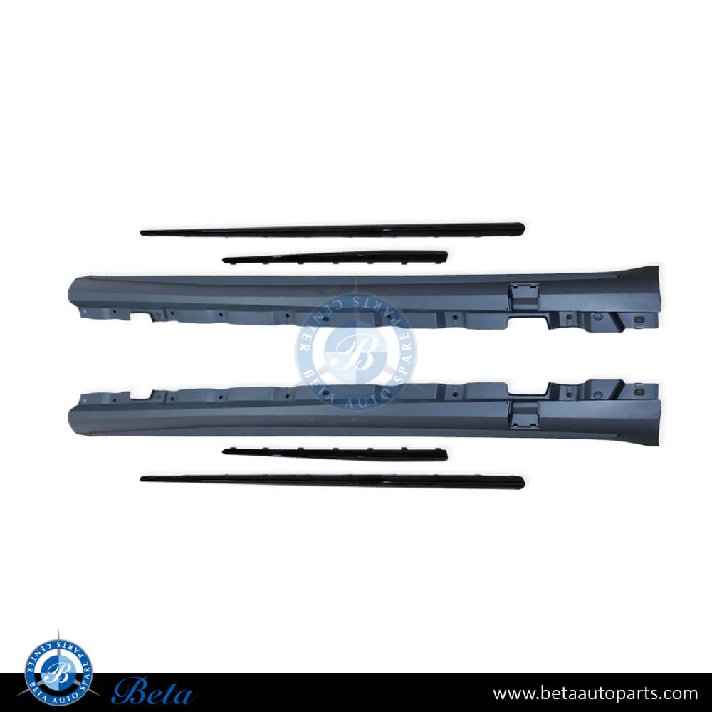 Mercedes S-Class W222 (2014-2020), Side Skirts AMG S63 (Black), Taiwan, 2226981854 / 2226981954