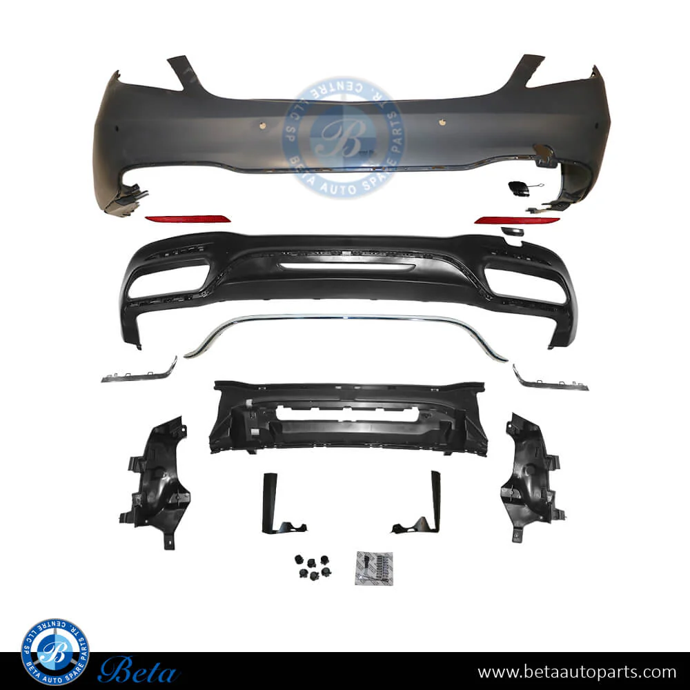 Mercedes S-Class W222 (2018-2020), Rear Bumper AMG S63, China, 2228852001