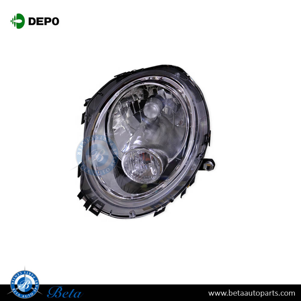 Mini Cooper / Clubman R55 / R56 / R57 (2007-2014), Headlamp (Left), Depo, 63122751871