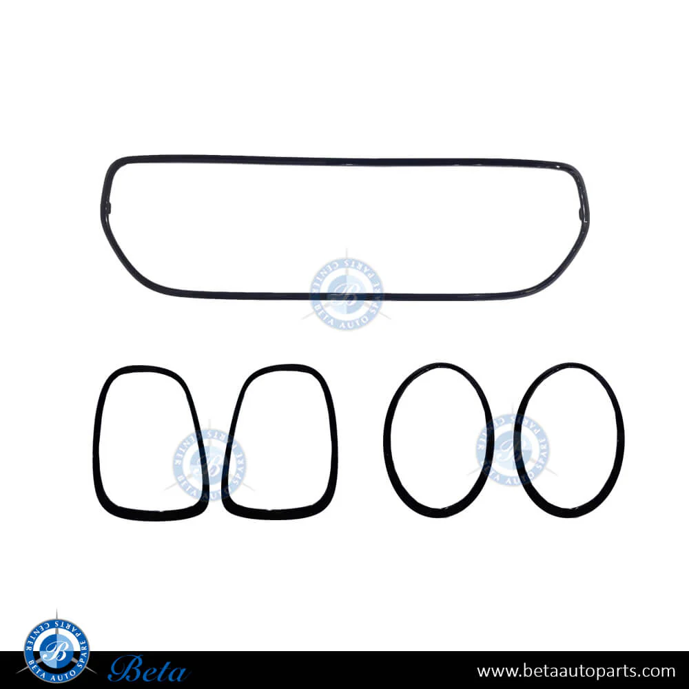 Mini Hatch F55 / F56 / F57 (2021-2023), Moulding Trim Kit Black, China, 51119450552, 51119450791, 51119450798, 51119450495, 51119450496
