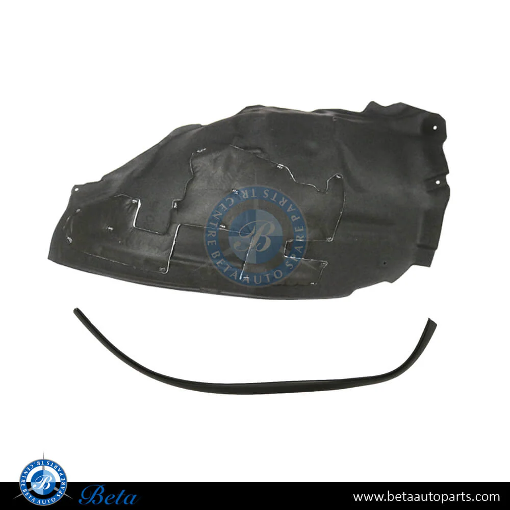 Range Rover Evoque (2019-Up), Front Wheel Fender Liner Rear Half Flannel (Left), China, LR114164, LR137461, LR137485, LR186384