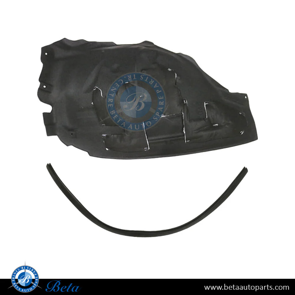 Range Rover Evoque (2019-Up), Front Wheel Fender Liner Rear Half Flannel (Right), China, LR114163, LR137452, LR137454, LR140128, LR186387