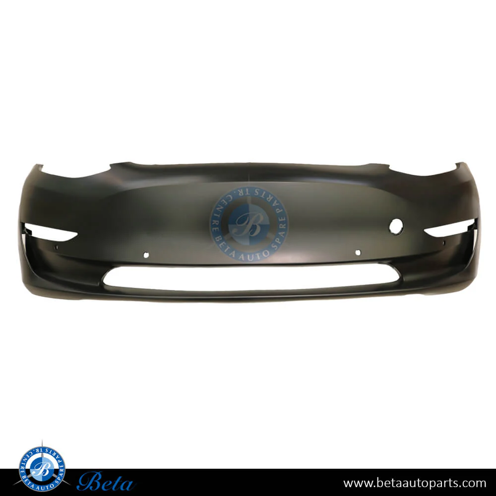 Tesla Model 3 (2017-2020), Front Bumper with Radar, China, 1519965-SC-B