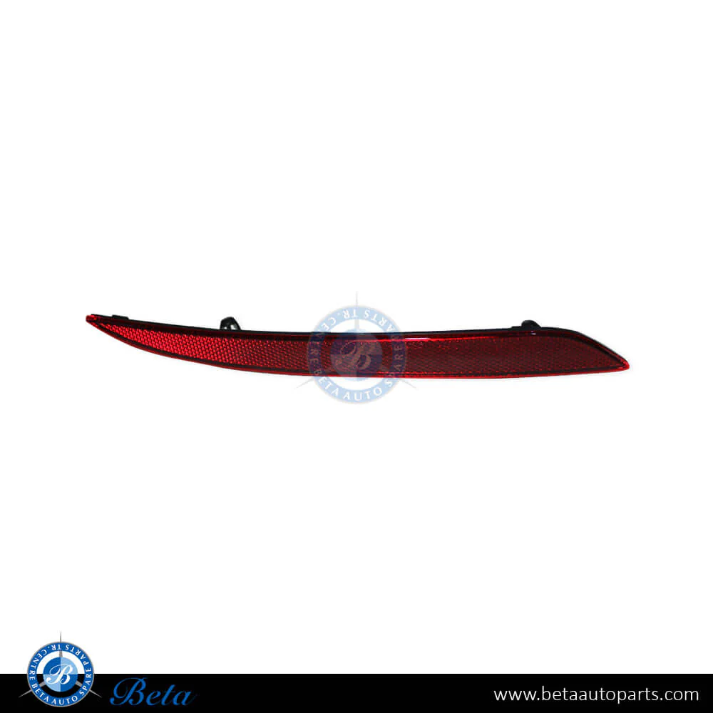 Tesla Model S (2012-2016), Rear Bumper Reflector (Right), China, 6007706-00-D / 6007706-00-C