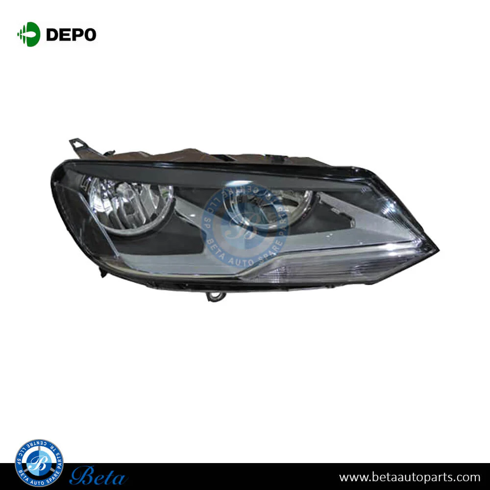 Volkswagen Touareg (2011-2014), Headlamp Normal (Right), Depo, 7P1941006