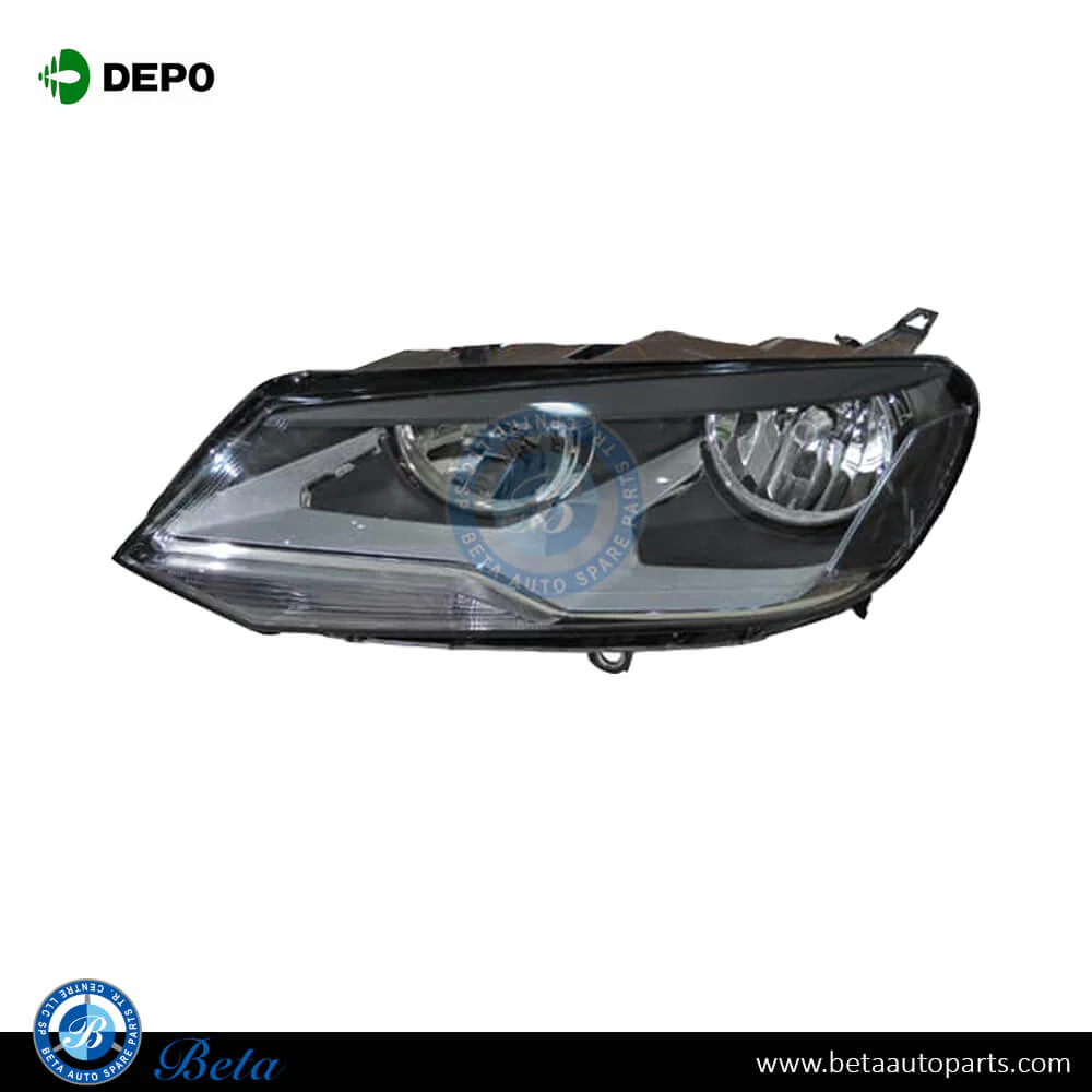 Volkswagen Touareg (2011-2014), Headlamp Normal (Left), Depo, 7P1941005