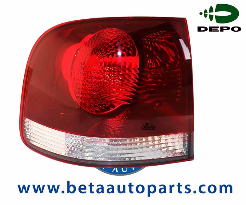 Volkswagen Touareg (2008-2010), Tail Lamp - Smoke (Left), Depo, 7L6945095R