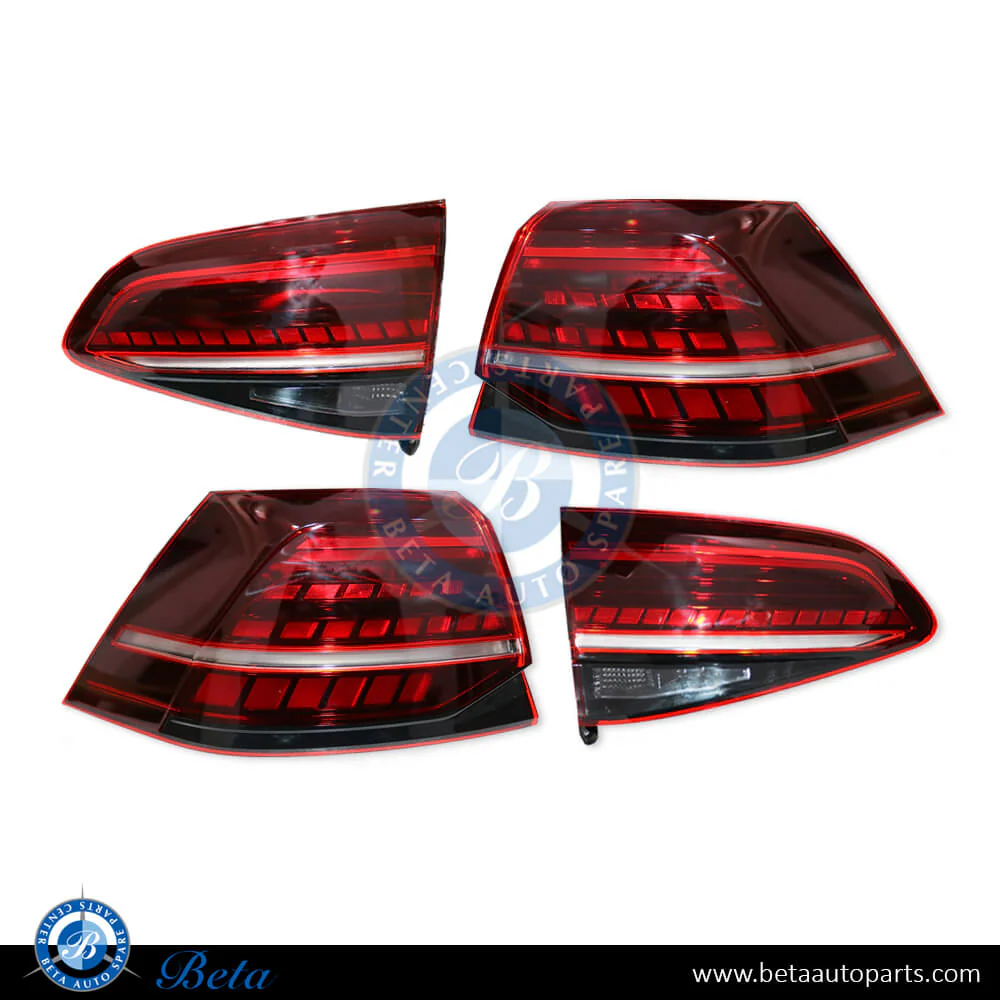 Volkswagen Golf 7.5 (2017-2019), Tail Lamp Upgrade to Full LED Look, China, 5G0945095Q / 5G0945096Q