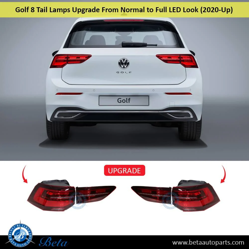 Volkswagen Golf 8 (2020-Up), Tail Lamps Upgrade to Full LED Look, China, 5H0945208A / 5H0945208A - Image 2