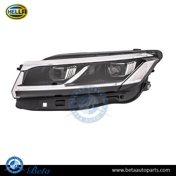 Volkswagen Touareg (2018-Up), Headlamp LED (Left), Hella, 761941035A / 761941773