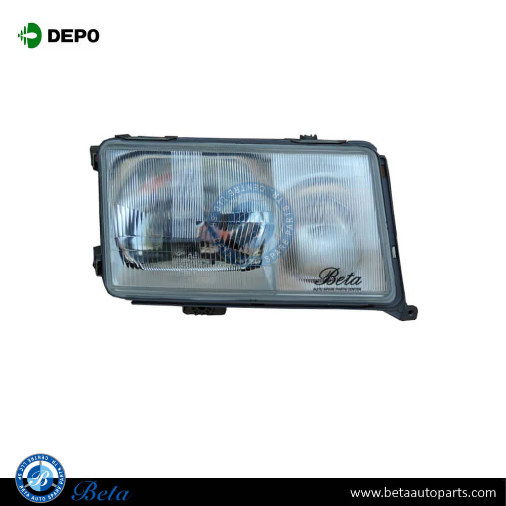 Mercedes E-Class W124 (1986-1989), Headlamp (Right), Depo, 1248202661