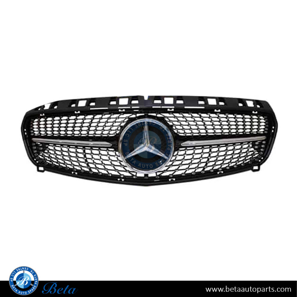 Mercedes A-Class W176 (2013-2015), Radiator Grille Diamond Look (Black), China, 1768802083