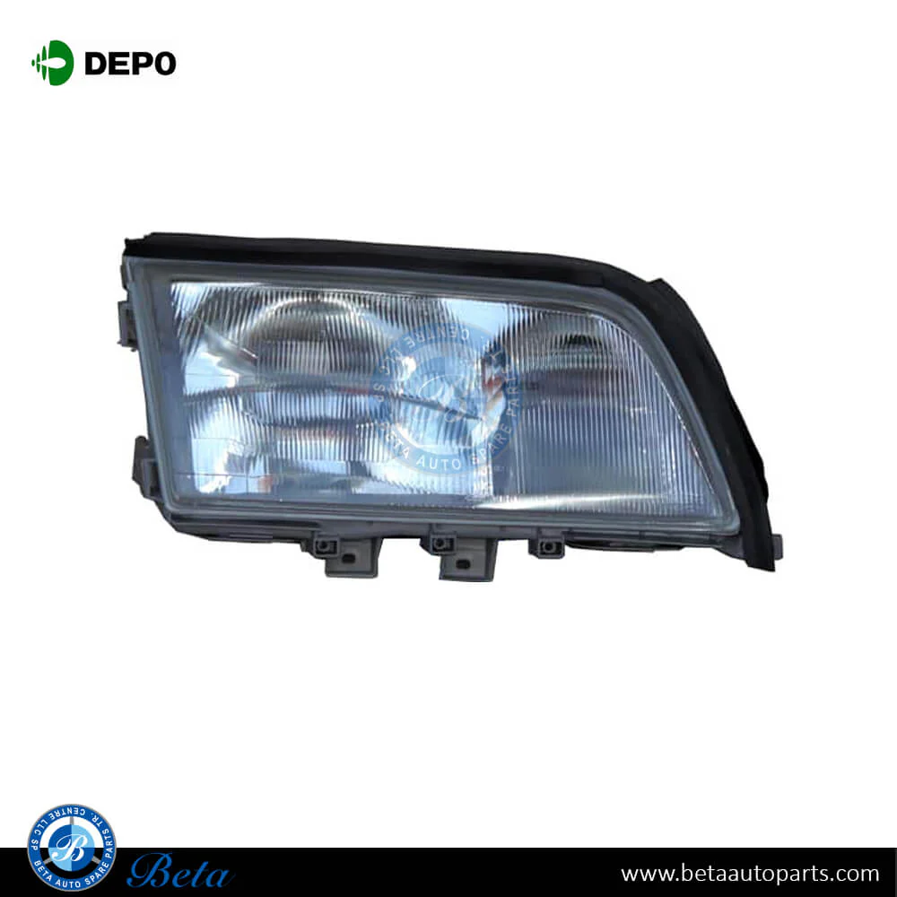 Mercedes C-Class W202 (1994-1996), Headlamp (Right), Depo, 2028201861