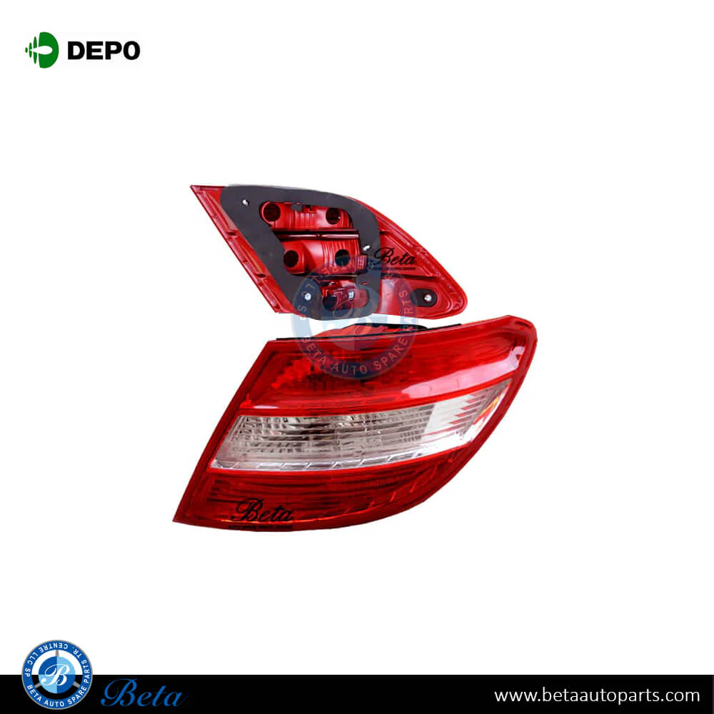 Mercedes C-Class W204 (2008-2010), Tail Lamp (Right), Depo, 2048200264