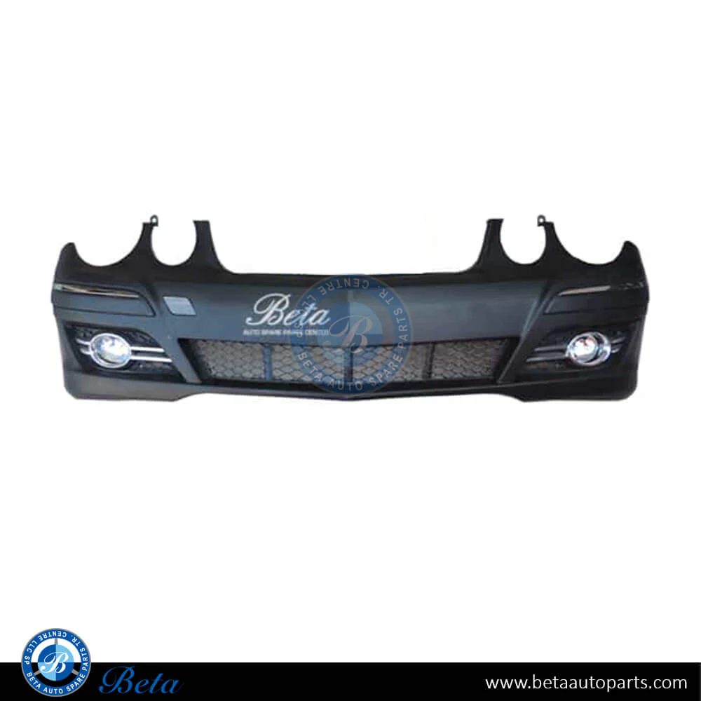 Mercedes E-Class W211 (2006-2009), Front Bumper Avantgarde/Elegance without PDC / Washer, Taiwan, 2118801540